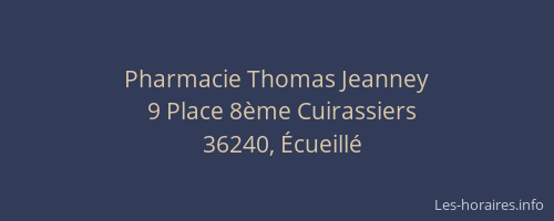Pharmacie Thomas Jeanney