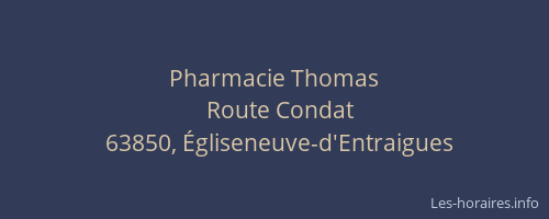 Pharmacie Thomas
