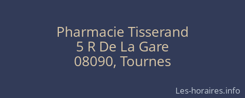 Pharmacie Tisserand