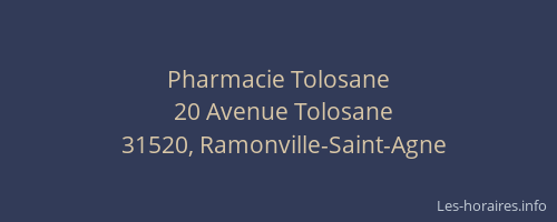 Pharmacie Tolosane