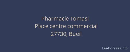 Pharmacie Tomasi