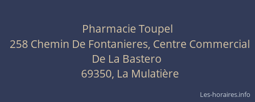 Pharmacie Toupel