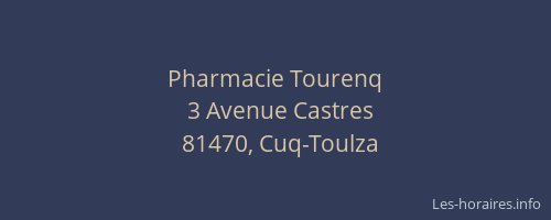 Pharmacie Tourenq