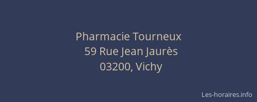 Pharmacie Tourneux
