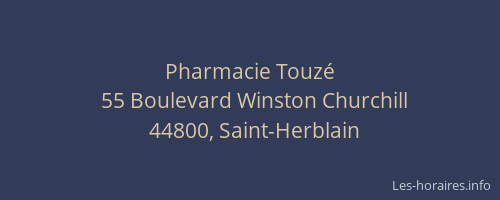 Pharmacie Touzé