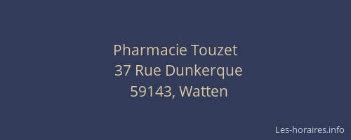 Pharmacie Touzet