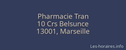 Pharmacie Tran
