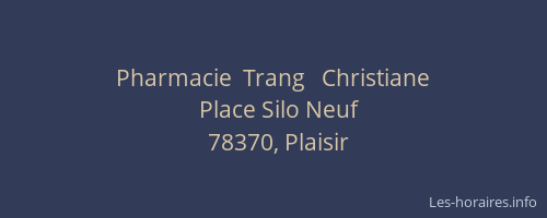 Pharmacie  Trang   Christiane