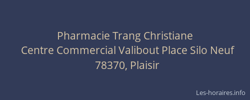 Pharmacie Trang Christiane