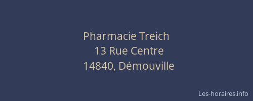 Pharmacie Treich