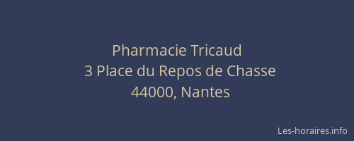 Pharmacie Tricaud