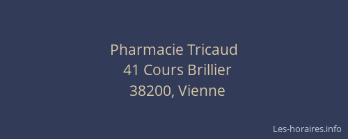 Pharmacie Tricaud