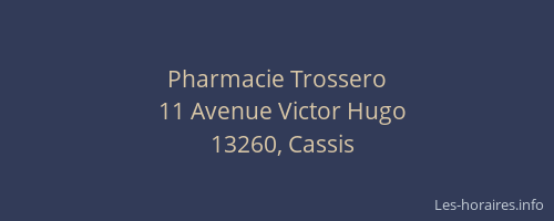Pharmacie Trossero