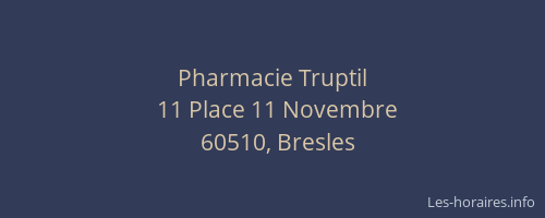 Pharmacie Truptil