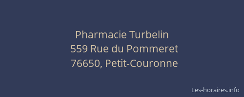 Pharmacie Turbelin