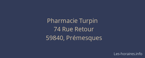 Pharmacie Turpin