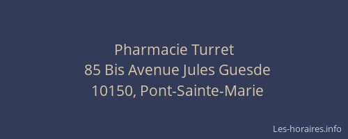 Pharmacie Turret