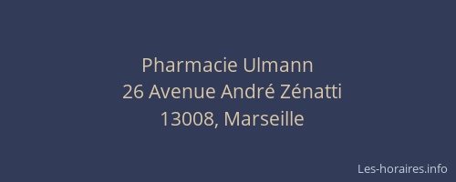 Pharmacie Ulmann