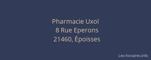 Pharmacie Uxol