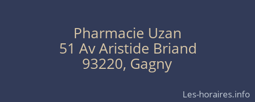 Pharmacie Uzan