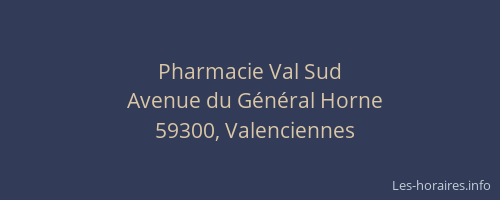 Pharmacie Val Sud