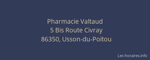 Pharmacie Valtaud