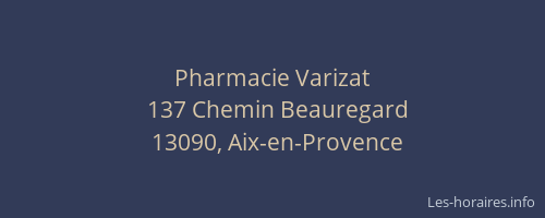 Pharmacie Varizat