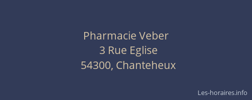 Pharmacie Veber