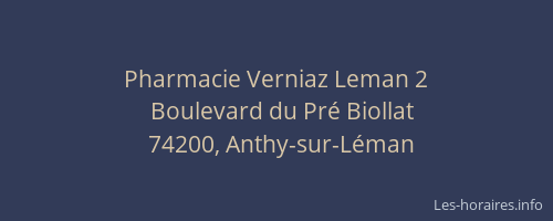 Pharmacie Verniaz Leman 2