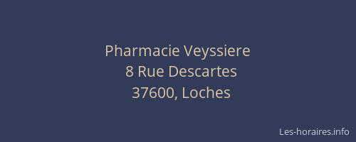Pharmacie Veyssiere