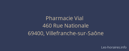 Pharmacie Vial