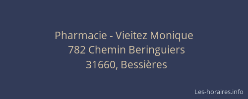 Pharmacie - Vieitez Monique