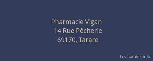 Pharmacie Vigan