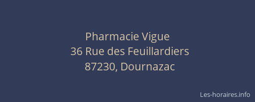 Pharmacie Vigue