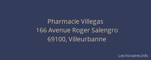 Pharmacie Villegas