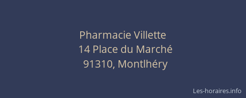 Pharmacie Villette