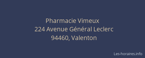 Pharmacie Vimeux