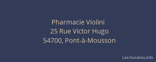 Pharmacie Violini