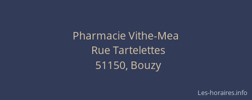 Pharmacie Vithe-Mea