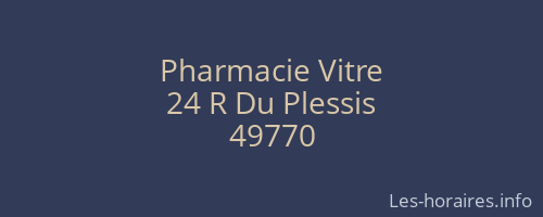 Pharmacie Vitre