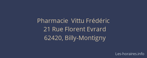 Pharmacie  Vittu Frédéric