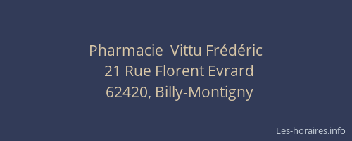 Pharmacie  Vittu Fr&eacute;d&eacute;ric