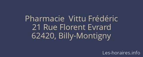 Pharmacie  Vittu Frédéric
