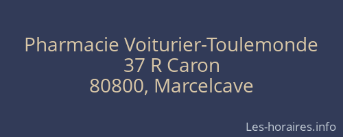 Pharmacie Voiturier-Toulemonde