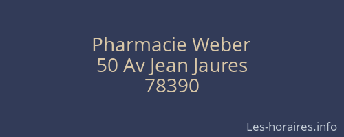 Pharmacie Weber