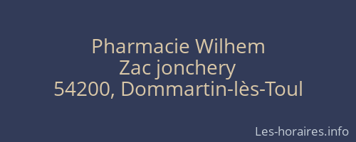 Pharmacie Wilhem
