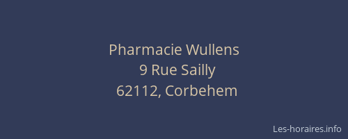 Pharmacie Wullens