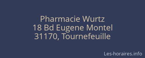 Pharmacie Wurtz