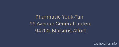Pharmacie Youk-Tan