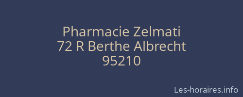 Pharmacie Zelmati